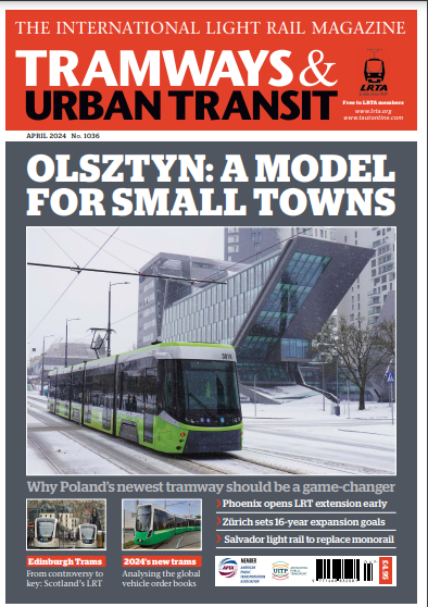 September edition of Tramways and Urban Transit 2023